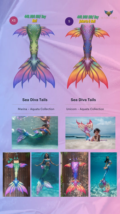Mermaid Tail Rental - DiveArts Academy