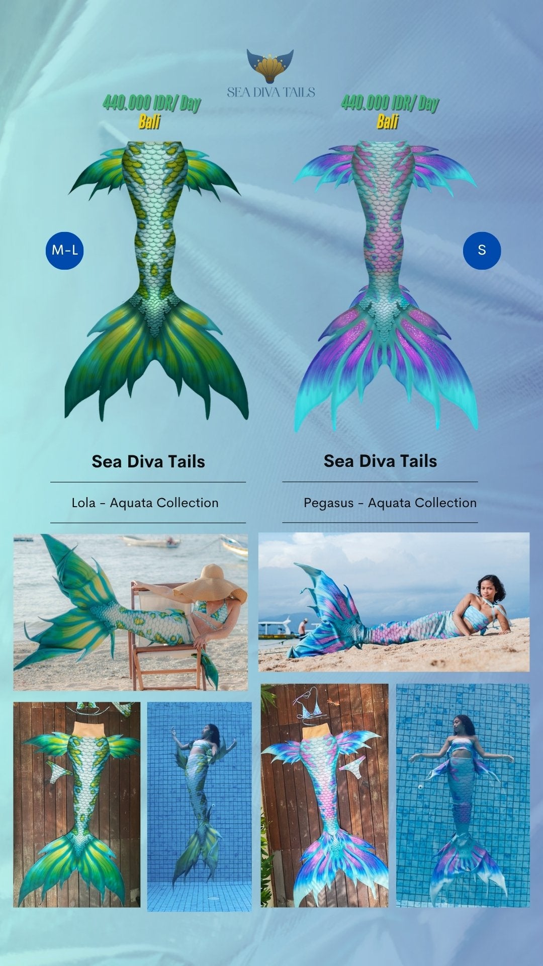Mermaid Tail Rental - DiveArts Academy