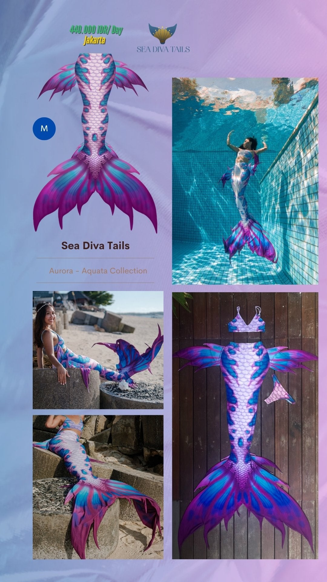 Mermaid Tail Rental - DiveArts Academy