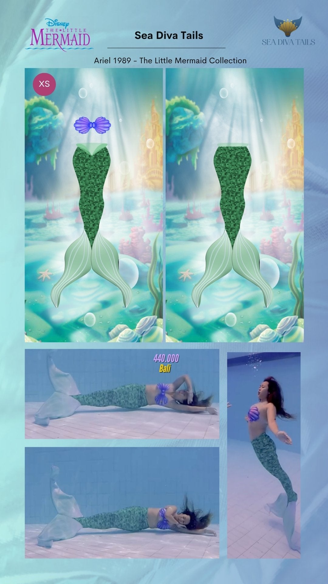 Mermaid Tail Rental - DiveArts Academy