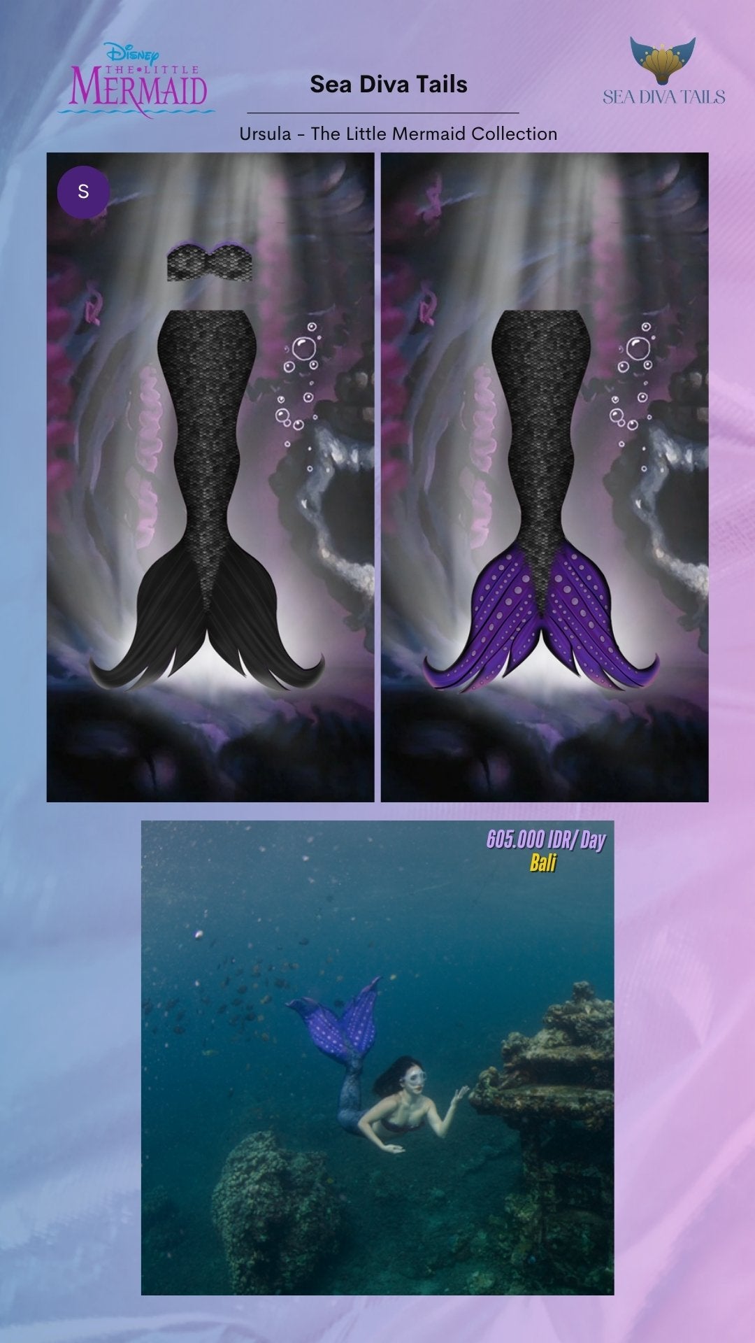 Mermaid Tail Rental - DiveArts Academy