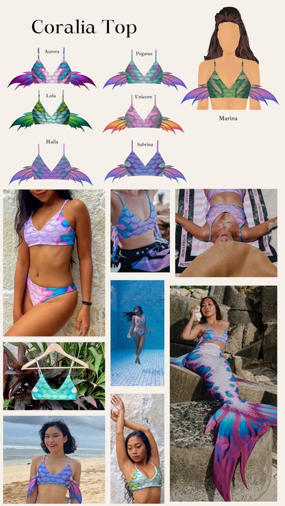 Mermaid Tops & Crowns Rental - DiveArts Academy